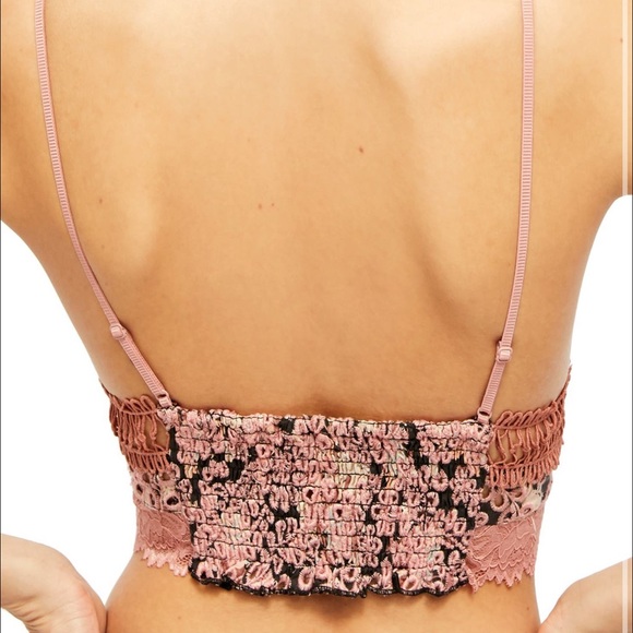 Free People Emma Soft Bra Bralette longline black - Picture 2 of 5